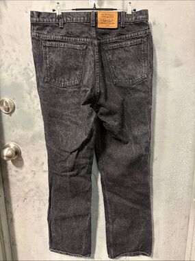 Vintage Levi's Black Washed Straight Leg Jeans  90’s Y2K